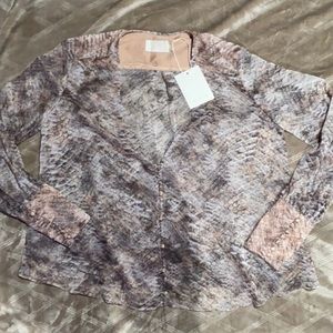 Jetset diaries - Snake print silk Top 🐍